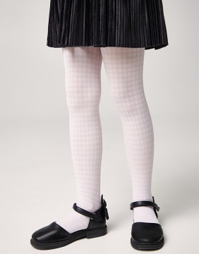 Tights for children ''Chanel Bianco"
