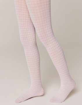 Tights for children ''Chanel Bianco"