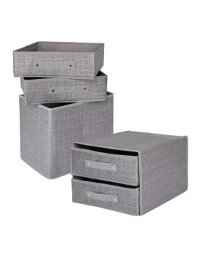 Wardrobe storage box "Small Grey"