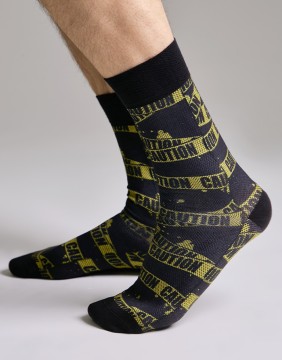 Meeste sokid "Caution"