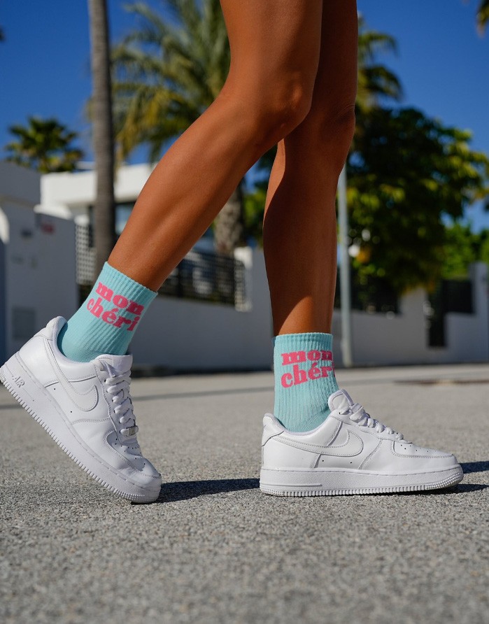 Women's socks "Mon Chéri Blue"
