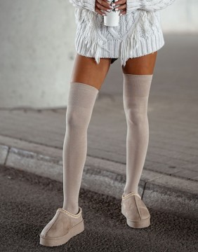 Naiste sokid "Classic Cotton" Beige