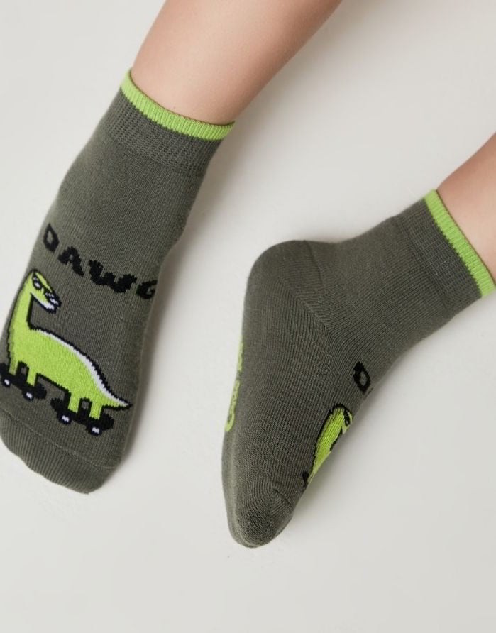 Vaikiškos Kojinės "DAWG Khaki"