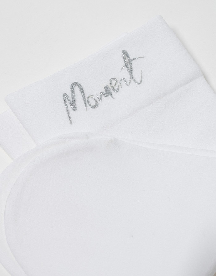 Naiste sokid "Silver Moment White"