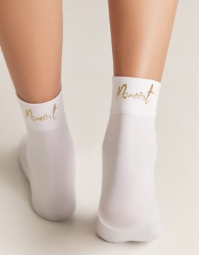 Women's socks "Golden Moment White"
