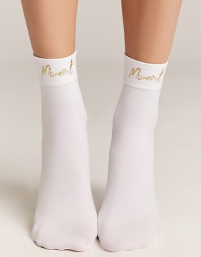 Women's socks "Golden Moment White"
