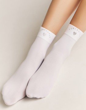 Naiste sokid "Perfectly White"