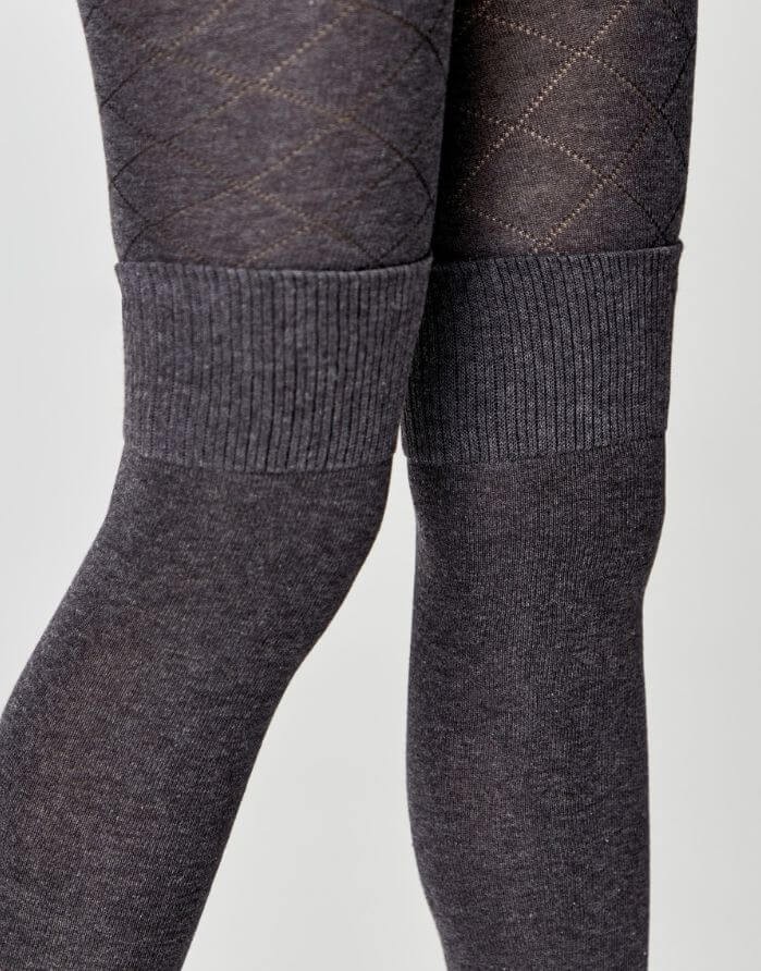 Tights for children ''Geo Grey"