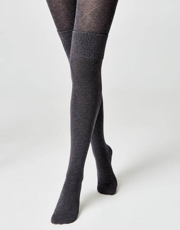 Tights for children ''Geo Grey"