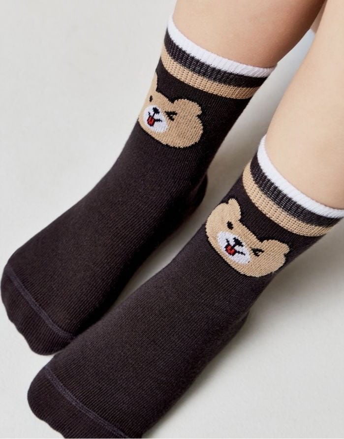 Children's socks "Teddy Brown"