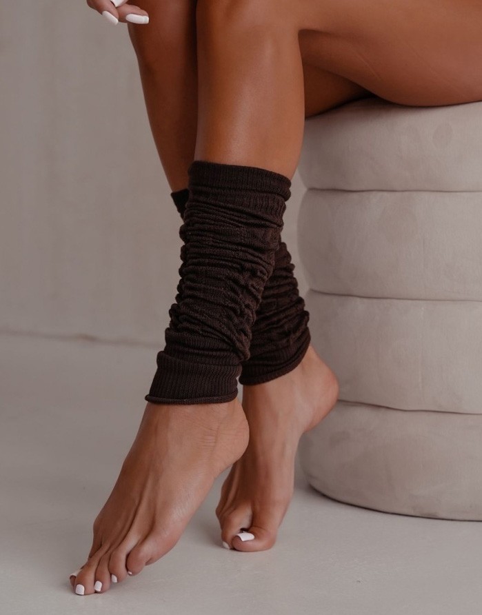 Naiste säärised "Openwork Leg Warmer" Brown