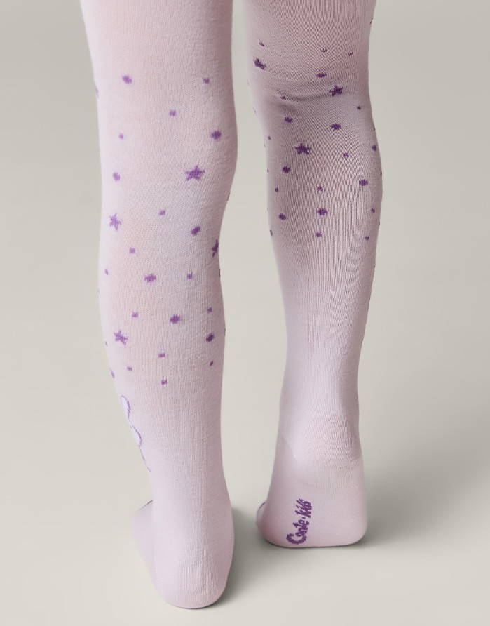 Tights for children ''Dreaming bunny" Pink