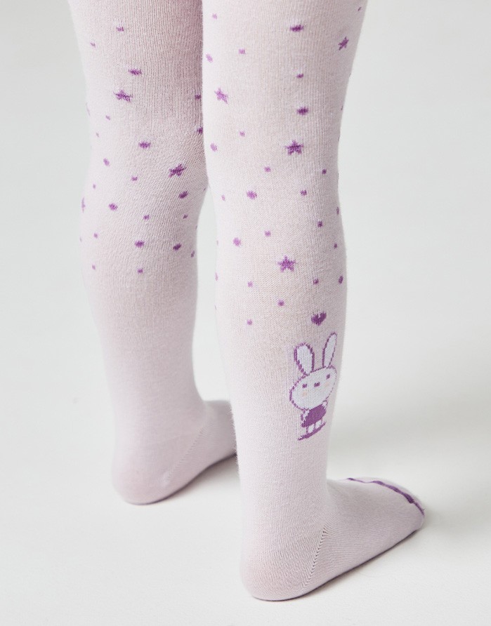 Детские колготки ''Dreaming bunny" Light Violet