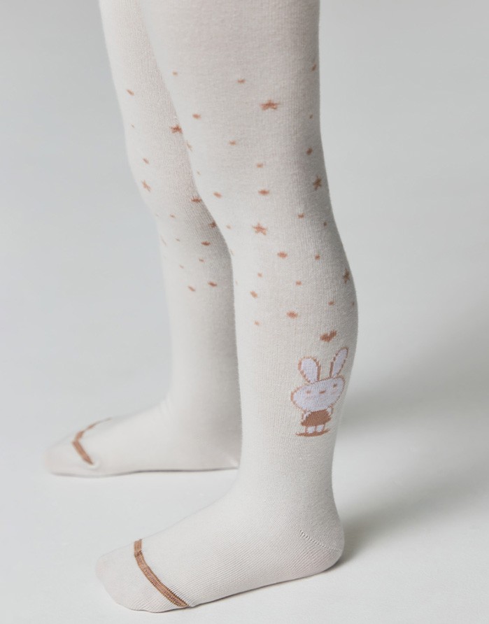Детские колготки ''Dreaming bunny" Cream