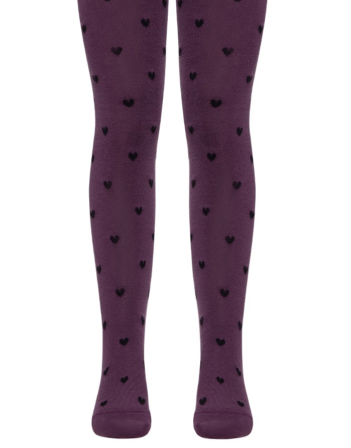 Tights for children ''Deep Violet Love"