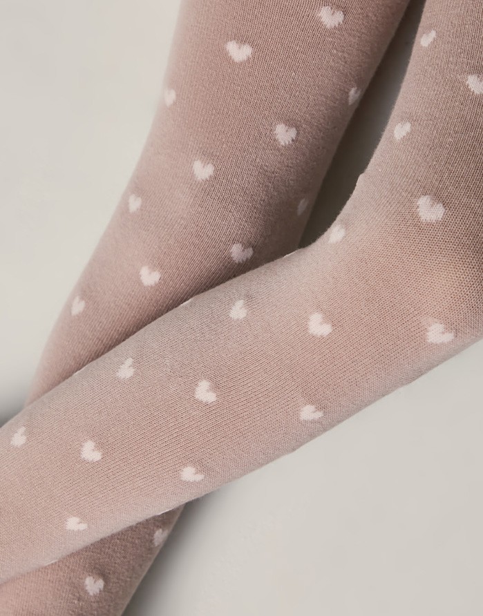 Tights for children ''Old Rose Love"