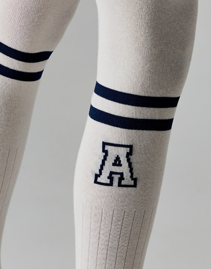 Tights for children ''Letter A Cream"