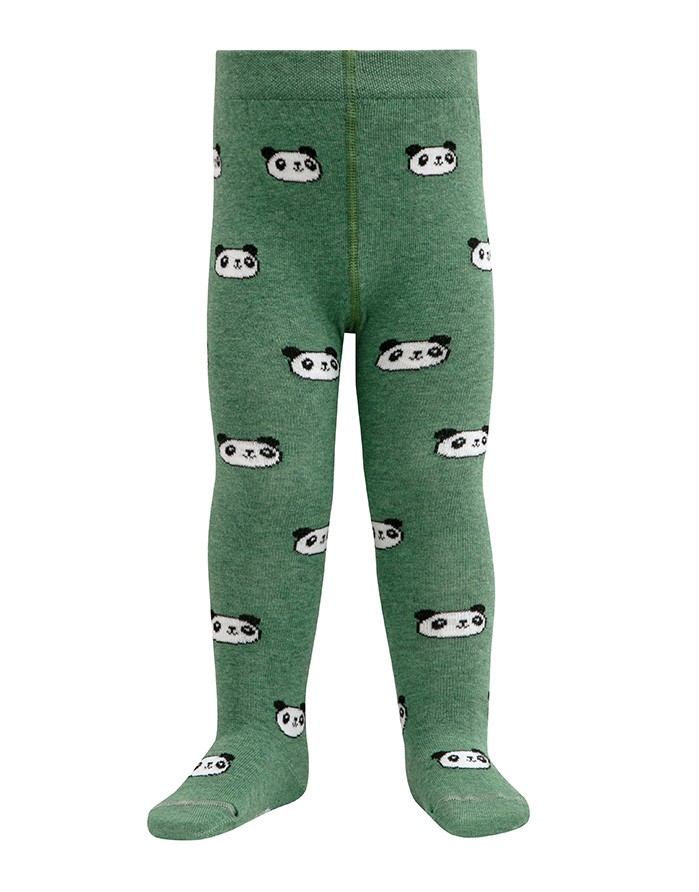 Детские колготки ''Panda Pattern" Green
