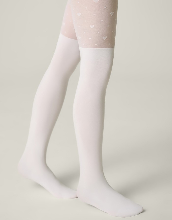 Детские колготки ''Sweet Girl" White 50 Den