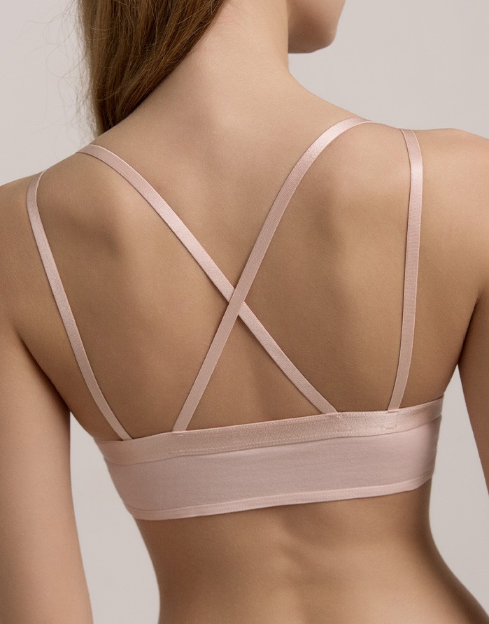 Bralette "Jasmine Silver Peony"