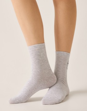 Women's Socks "Serious Cat"