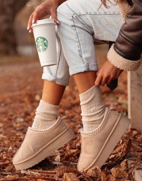 Naiste sokid "Belissa Wool" Cream