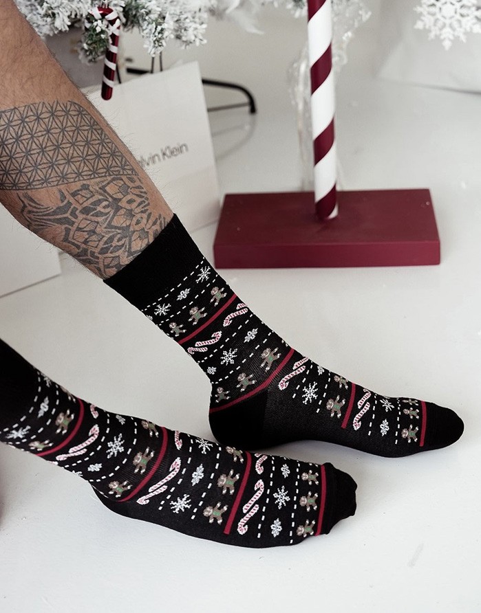 Meeste sokid "X-mas Mood" Black
