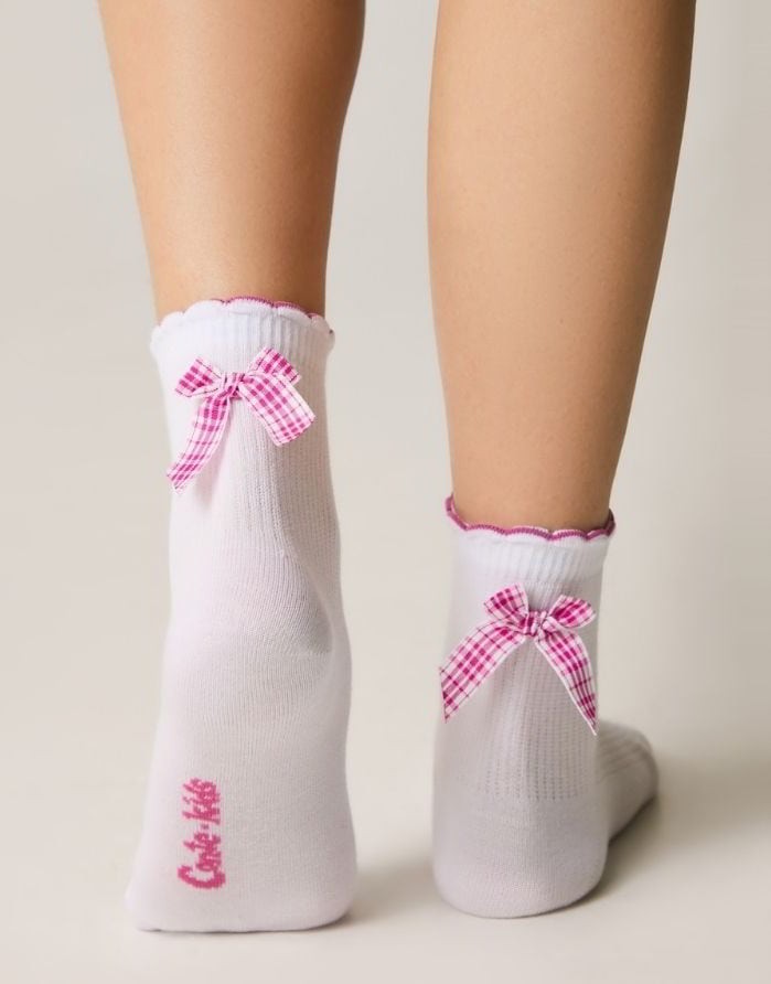 Vaikiškos Kojinės "Pink Bow"