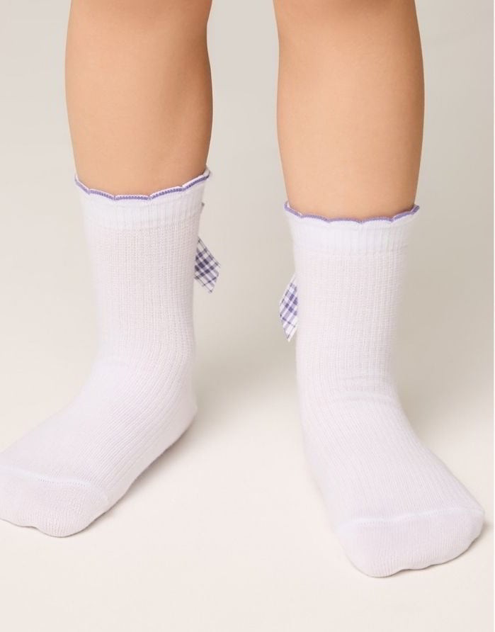 Vaikiškos Kojinės "Levander Bow"