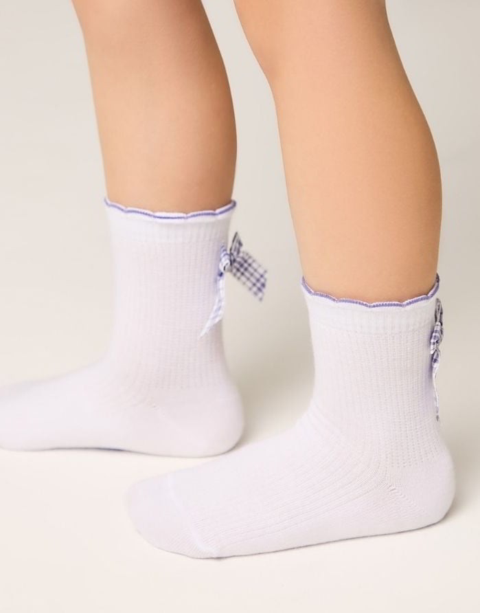 Vaikiškos Kojinės "Levander Bow"