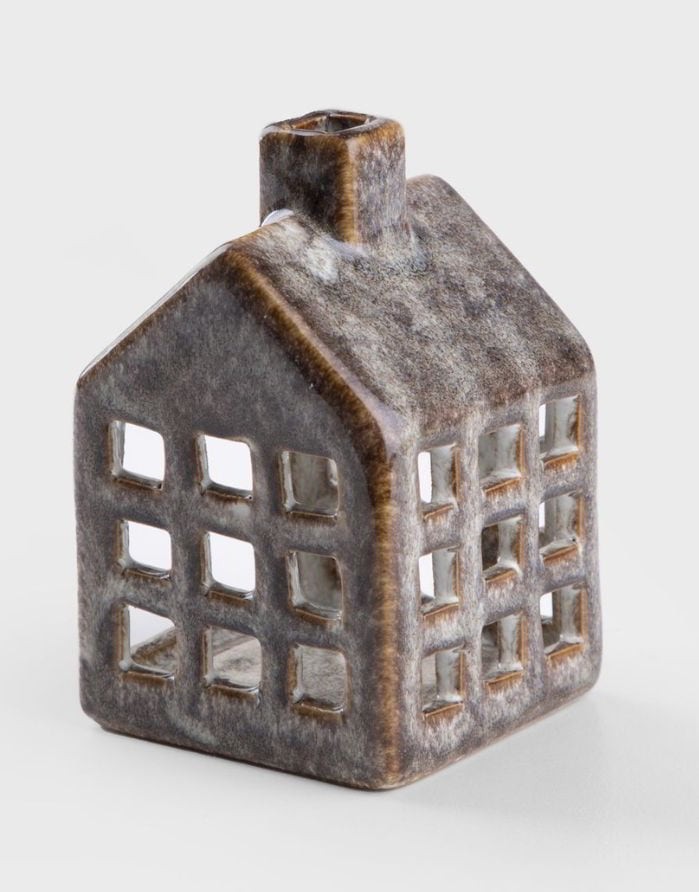 Candlestick Holder "Ceramic Mini House"