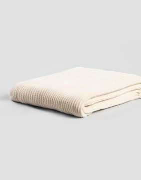 Pleed "Chenille Ecru" 130x170 cm