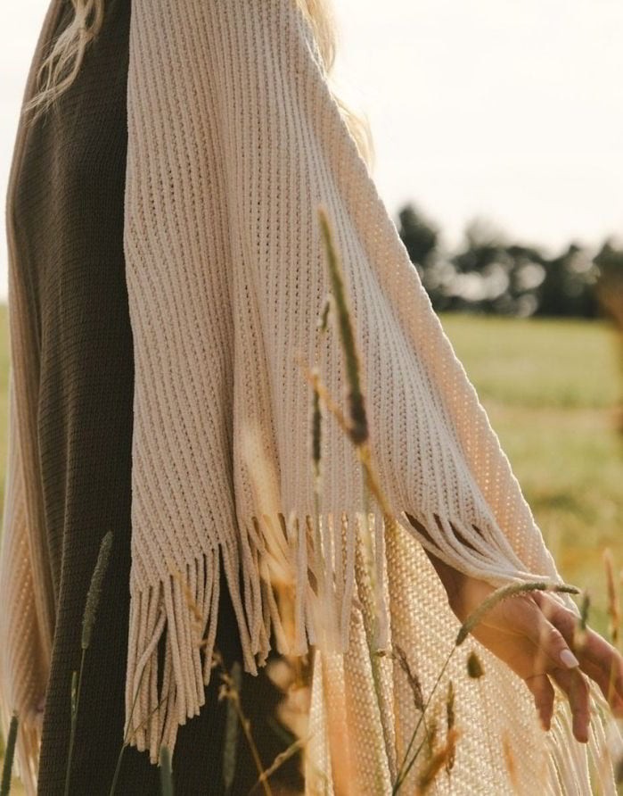 Pleed "Chenille Ecru" 130x170 cm