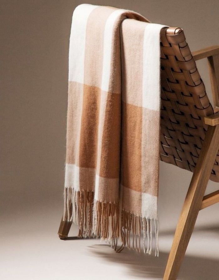 Plaid "Melrose Brown" 150x200 cm