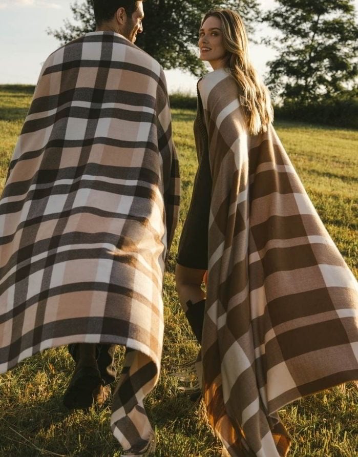 Plaid "Melrose Brown" 150x200 cm