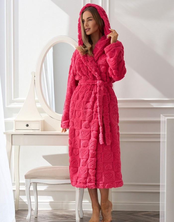 Bathrobe "Valenti Long Malina"