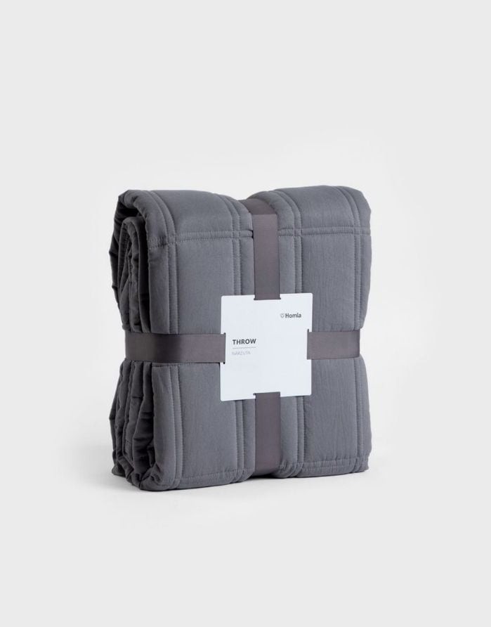 Pleed "Finch Grey" 200x220 cm