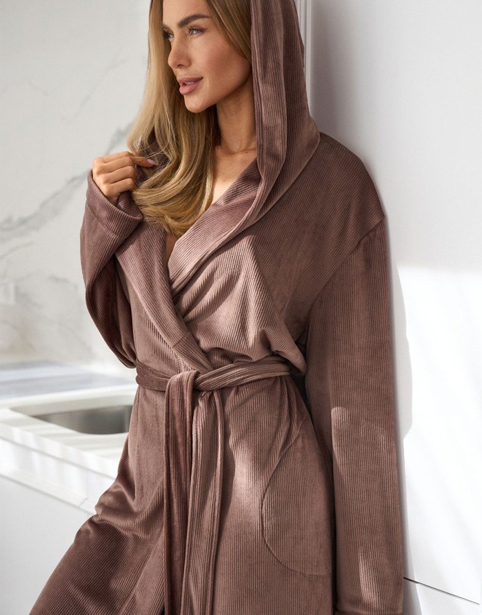 Bathrobe "Luna Brown"