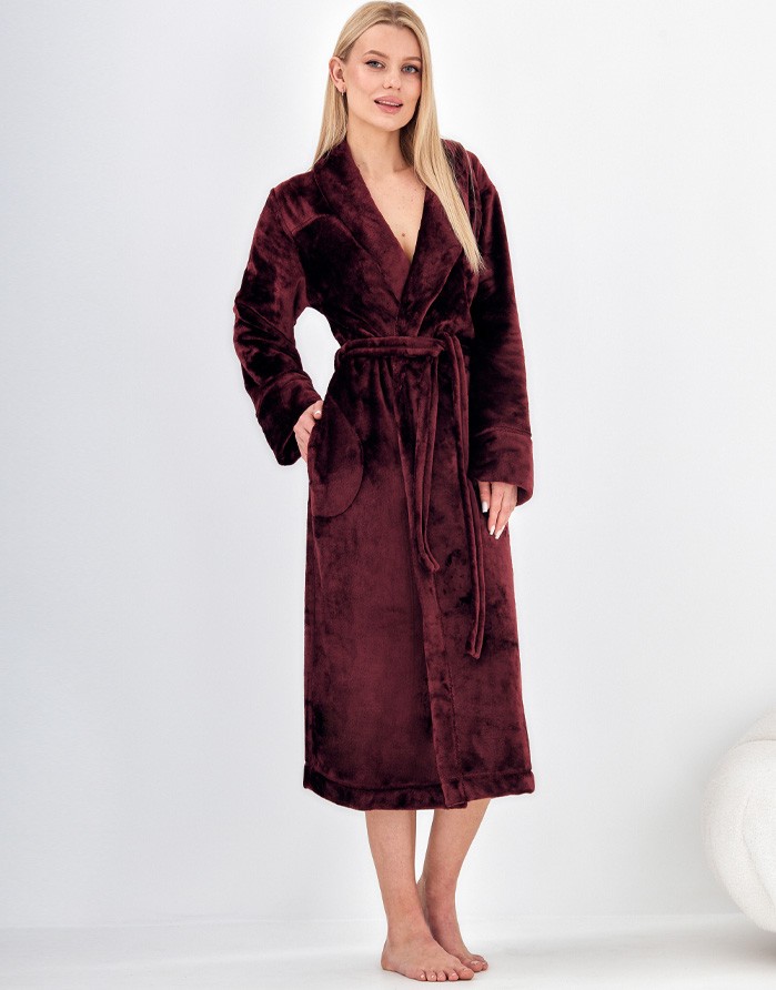 Bathrobe "Sky Long Bordo"