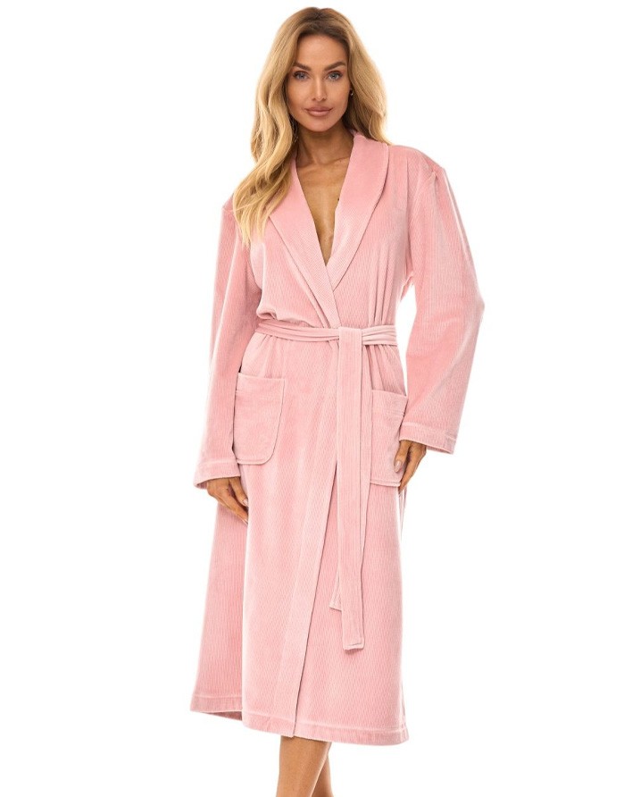 Халат "Luna Long Pink"