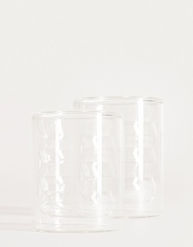 Topeltklaasist tassid "CEMBRA BUBBLY", 2 tk