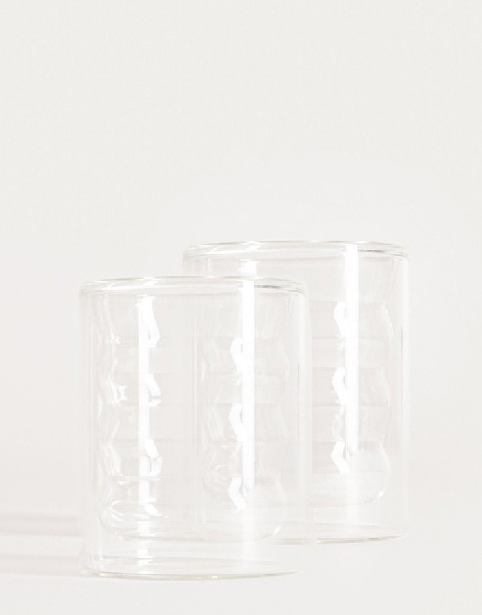 Topeltklaasist tassid "CEMBRA BUBBLY", 2 tk