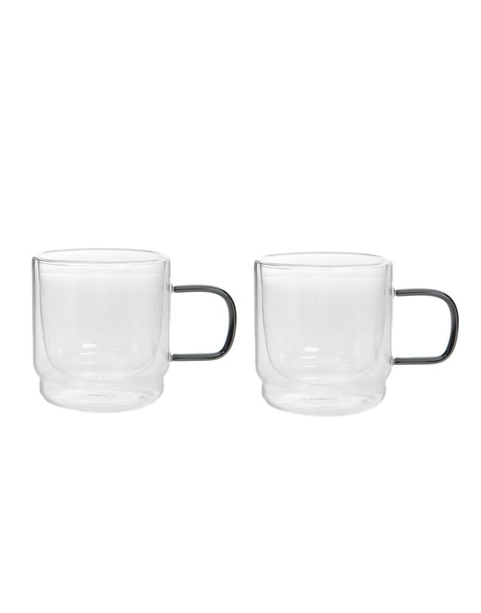 Topeltklaasist tassid "CEMBRA RETRO", 2 tk