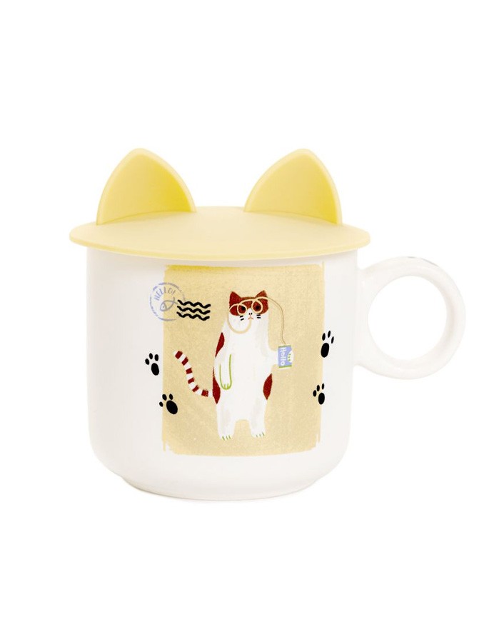 Tass kaanega "KODI With Cat"