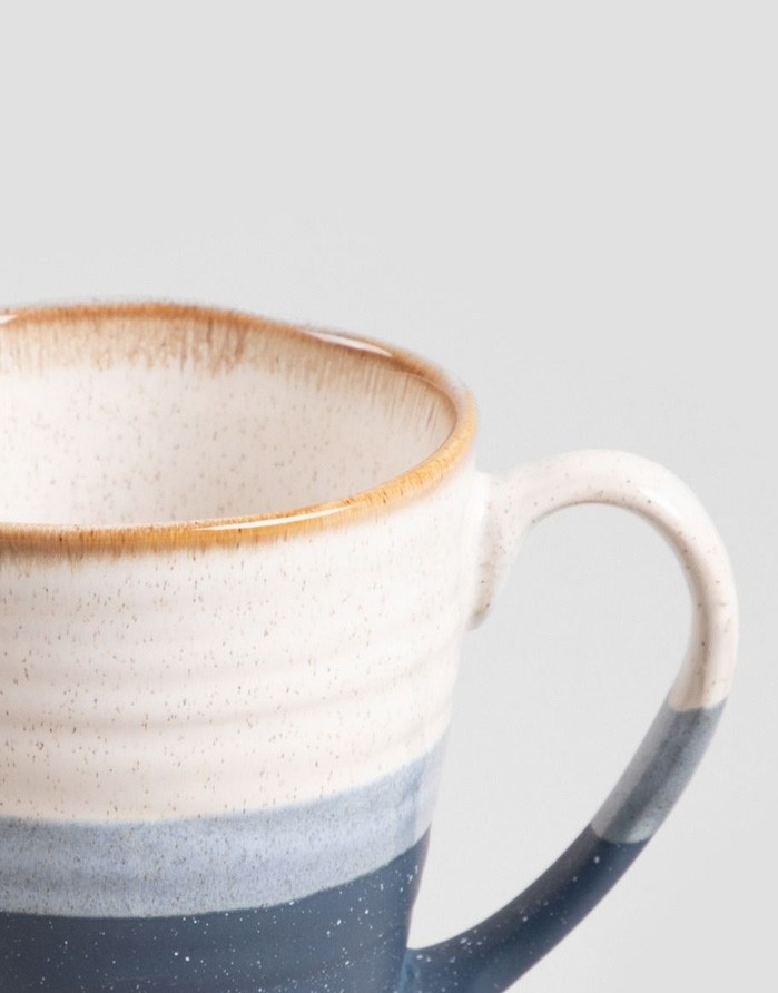 Cup "CLARIS Blue-Beige"