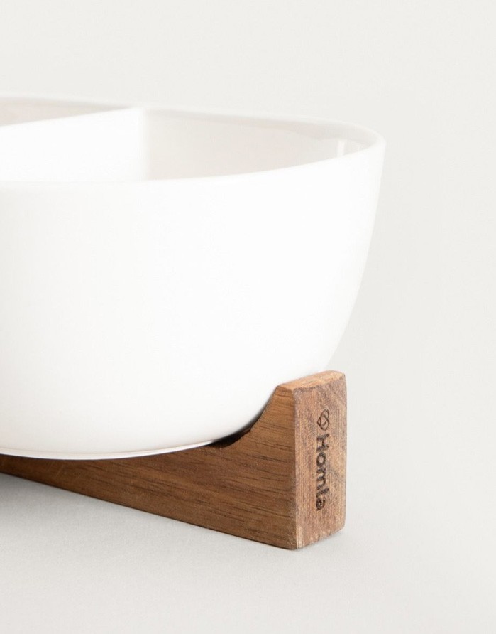 Serving set "MOOKA White"