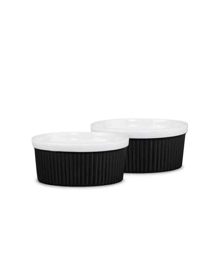 Keraamilised küpsetusvormid "TINEO Small Black", 2 tk