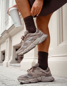 Naiste sokid "Ribbed Brown"