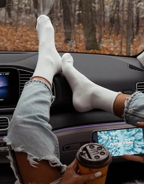 Женские носки "Half-Terry Unique" Cream