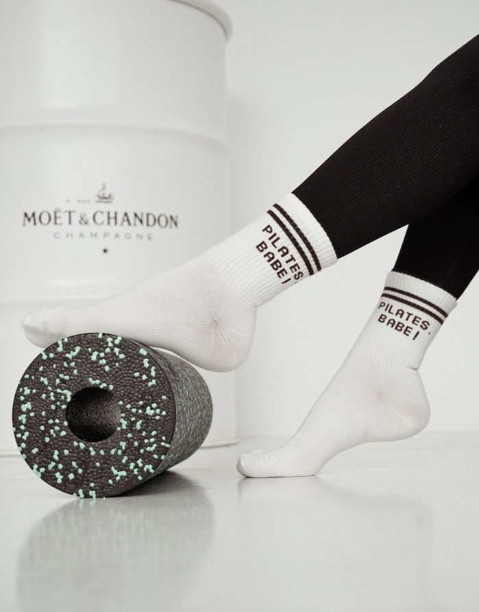 Женские носки "Pilates Babe" Cream